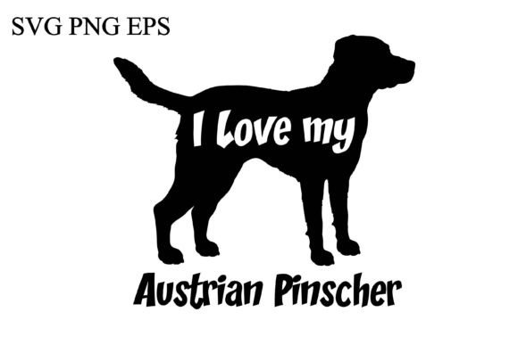 Austrian Pinscher I Love My Dog Vector Review