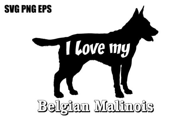 Belgian Malinois I Love My Dog Design Review