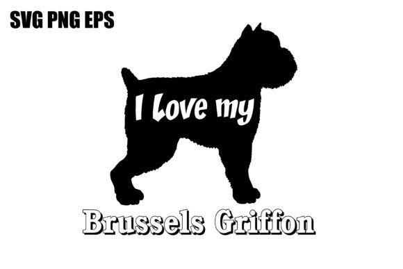 Brussels Griffon I Love My Dog Vector Review