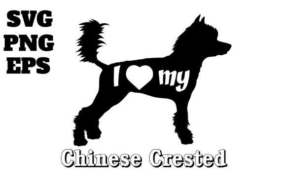 Chinese Crested Embroidery Design