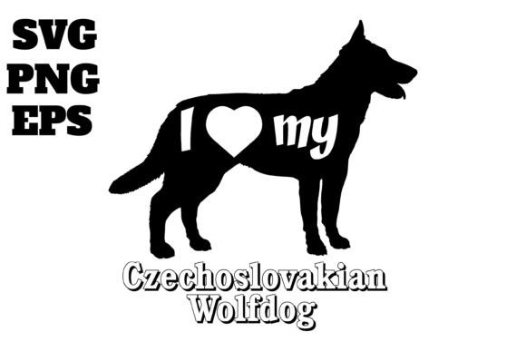 Czechoslovakian Wolfdog Embroidery Design