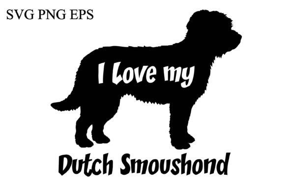 Dutch Smoushond I Love My Dog Vector Review