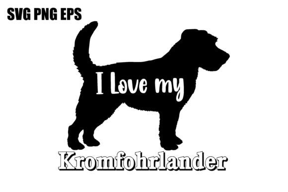 Kromfohrlander I Love My Dog: A Designer's Take