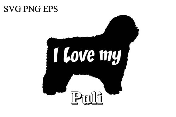 Puli I Love My Dog Design Review for Embroidery